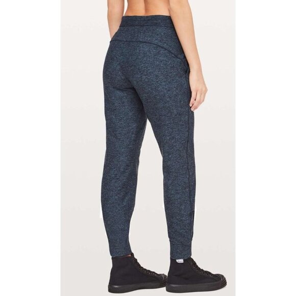 Lululemon Ready To Rulu Pant 29" Heathered Navy / Black-sz 2 - Picture 4 of 12